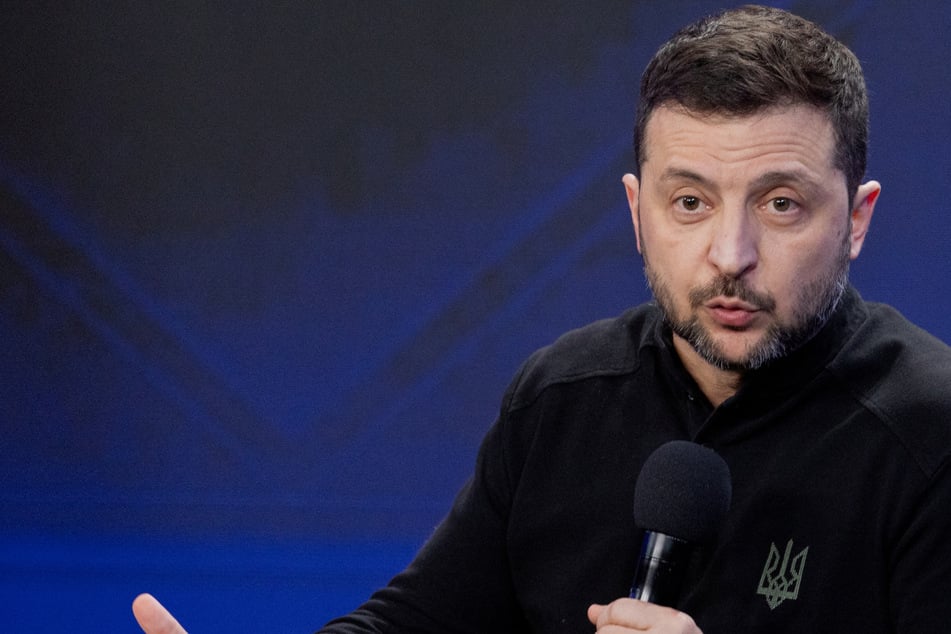 Volodymyr Zelensky said Sunday that he was ready to quit as Ukraine's president if it meant Kyiv would be admitted to the NATO military alliance.