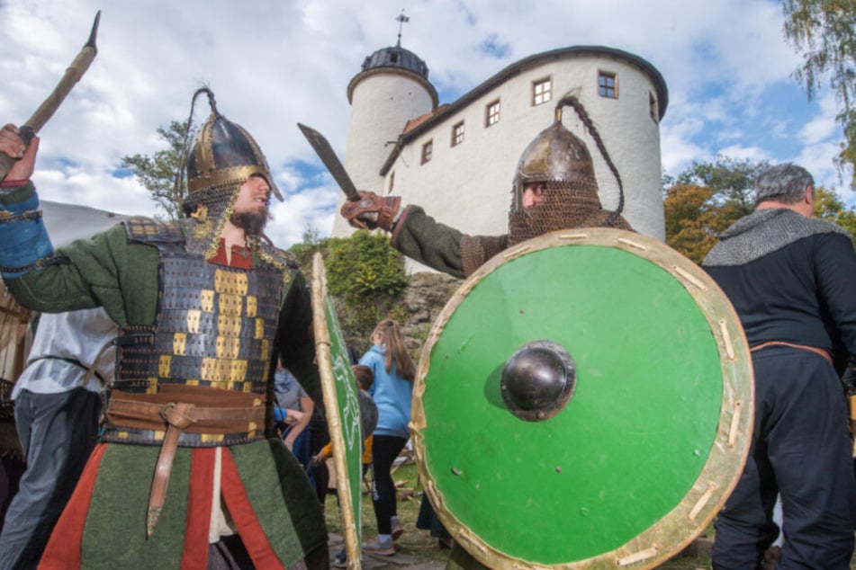 Die Burg Rabenstein wird am Wochenende wieder von den Wikingern eingenommen. (Archivbild)