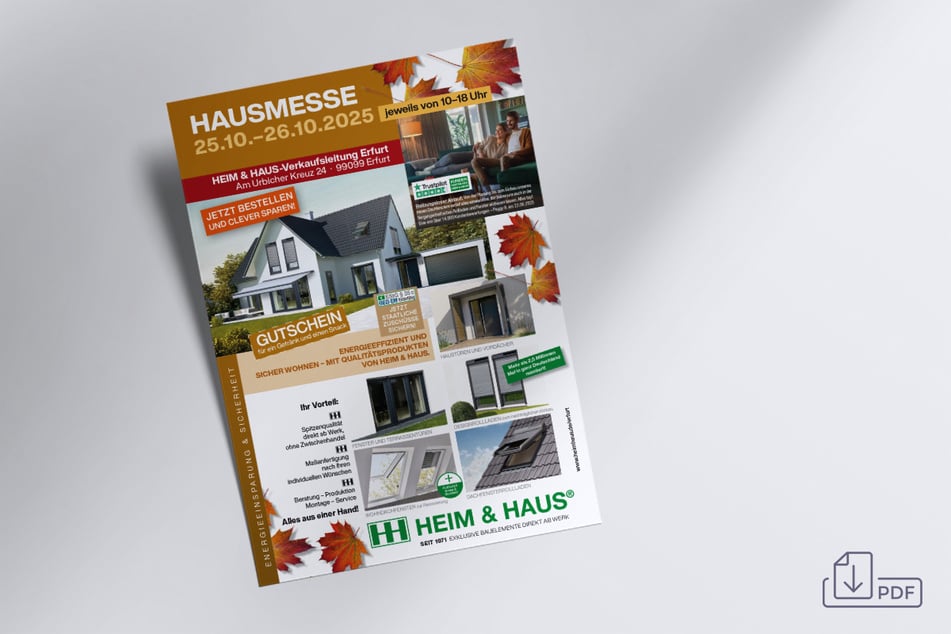 Klicken und Flyer zur Hausmesse herunterladen.