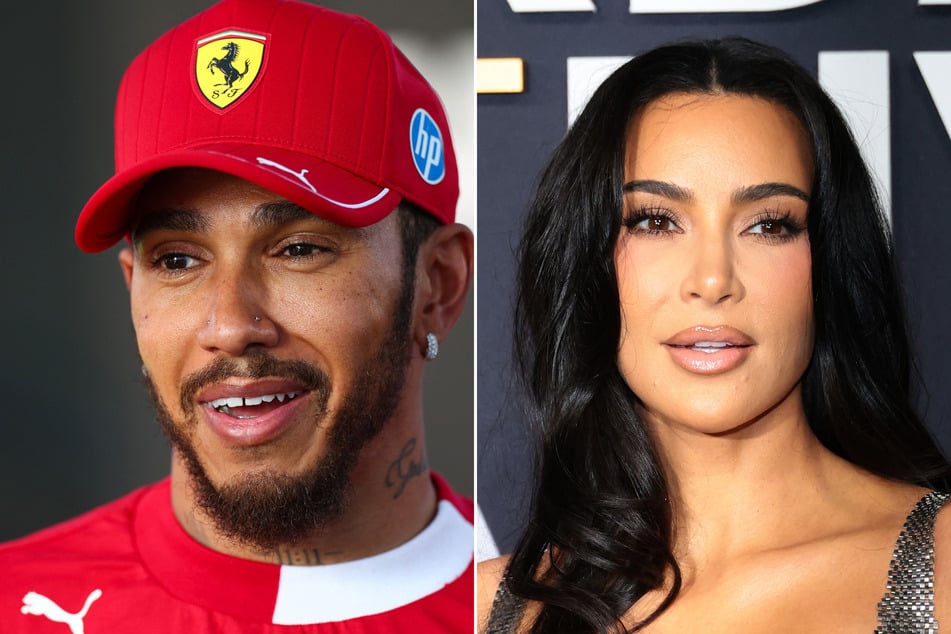 Kim Kardashian packs on PDA with Lewis Hamilton on steamy beach date