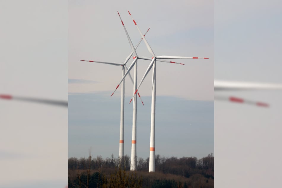 Ein Windpark wie dieser wird auch auf dem Helmholtz-Campus geplant.