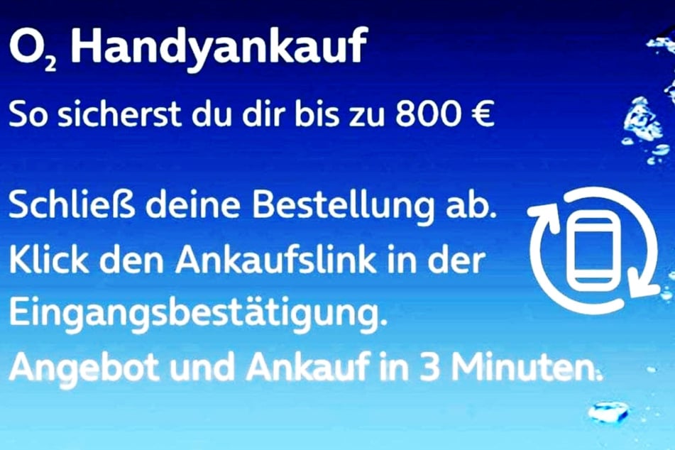 Mit dem o2 Handyankauf bis zu 800 Euro zusätzlich sichern.