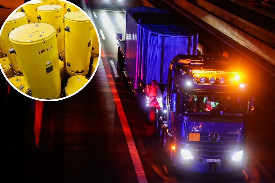 Gegner veranstalten Mahnwachen: Zweiter Atommüll-Transport sicher angekommen