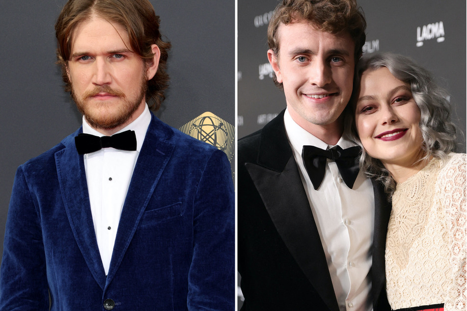 Bo Burnham (l) is caught up in rumors with Phoebe Bridgers (r) and Paul Mescal (center).