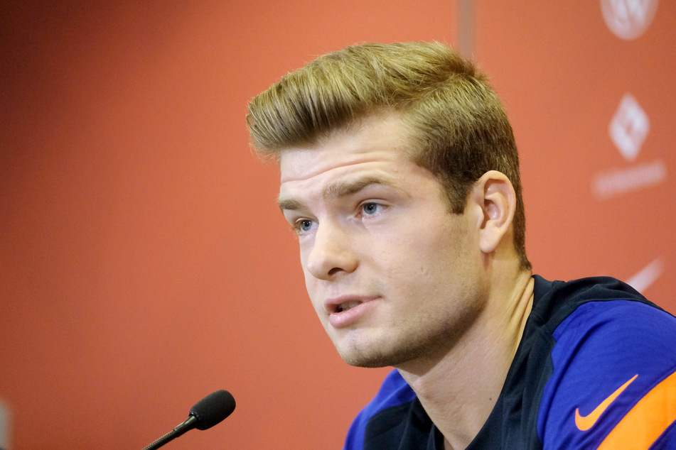 RB Leipzigs Neuzugang Alexander Sörloth (24).