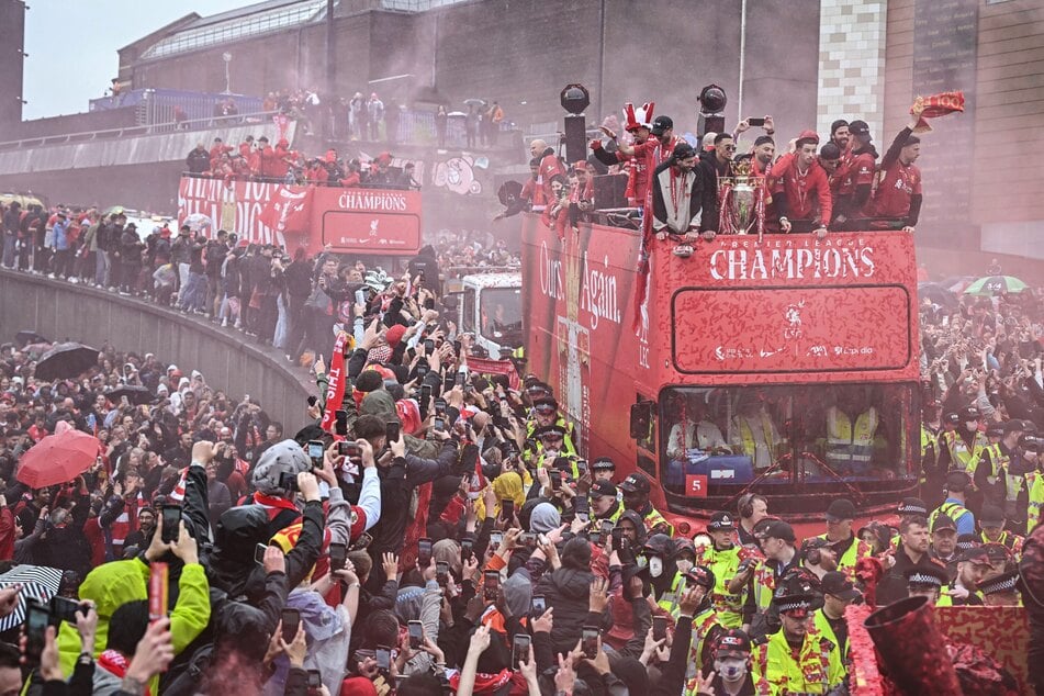Mehr als eine Million Menschen wurden zur großen Parade erwartet. Für den FC Liverpool war es der erste Premier-League-Titel seit 2020.