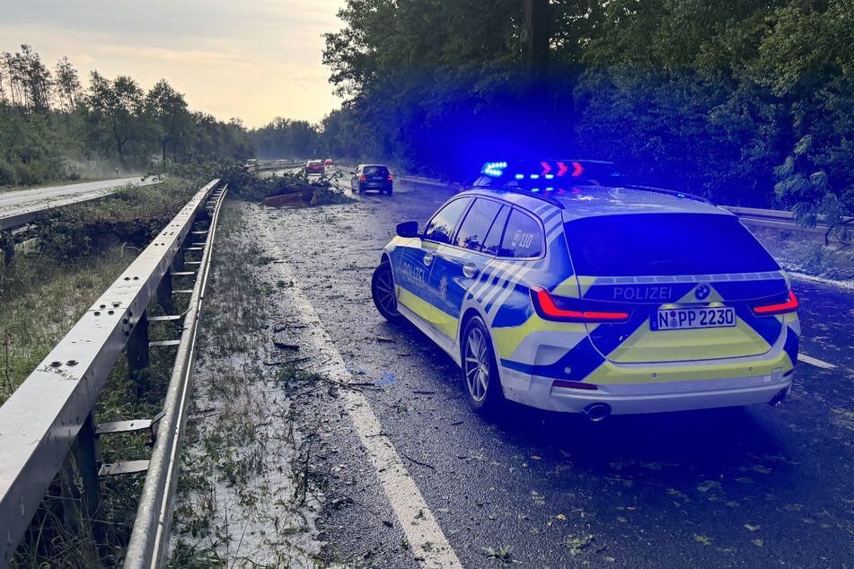 Über Franken und der Oberpfalz ist am Dienstag – wie vorhergesagt – ein heftiges Unwetter über den Freistaat gefegt.