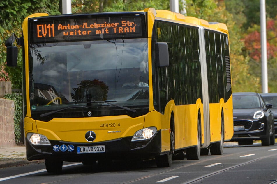 Auf der Bautzner Straße ist ein Zehnjähriger von einem Linienbus erfasst worden. (Archivbild)