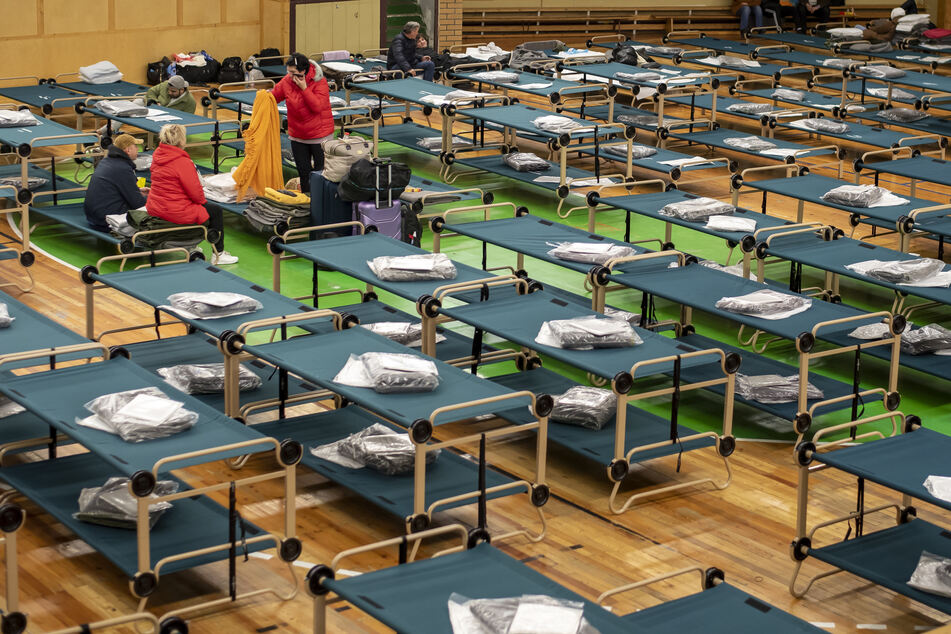 In Magdeburg sind in den vergangenen Tagen zahlreiche Flüchtlinge aus der Ukraine eingetroffen – zum Teil werden sie in Notunterkünften untergebracht.