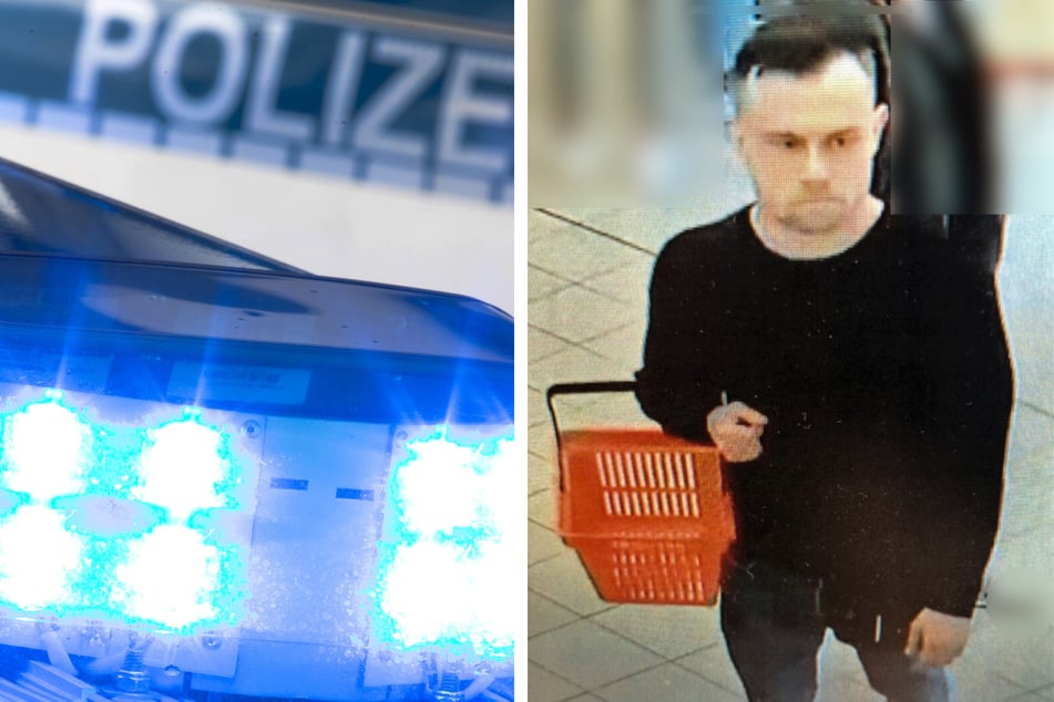 Nach Diebes-Tour im Drogeriemarkt: Polizei sucht diesen Mann