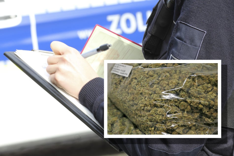 Insgesamt 182 Kilogramm Marihuana stellten die Zollbeamten in dem kontrollierten Lastwagen aus Spanien sicher. (Symbolbild)