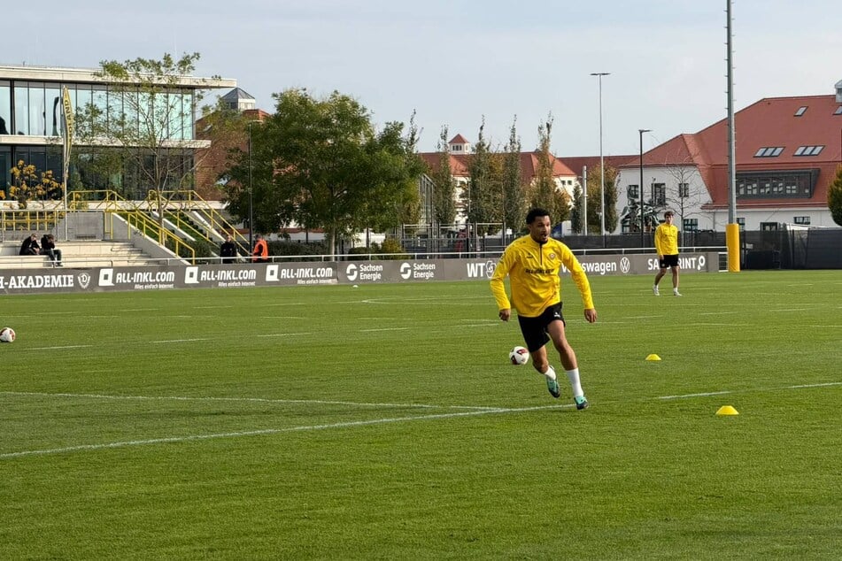 Dynamos Kenneth Schmidt (24) arbeitet sich langsam zurück.