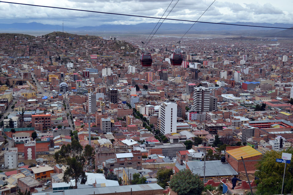 Oruro liegt im mittleren Südwesten Boliviens.