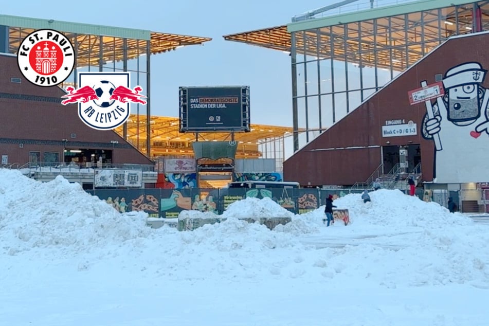 FC St. Pauli gegen RB Leipzig: Spiel wegen Sturmtief "Elli" abgesagt