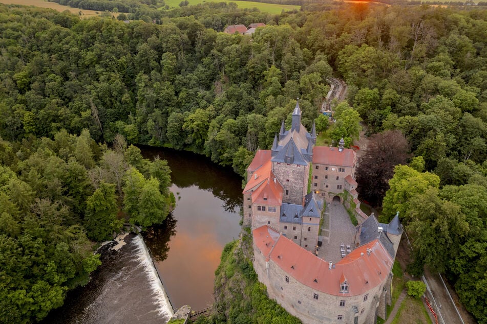 Eins der Wahrzeichen der Region: die imposante Burg Kriebstein.