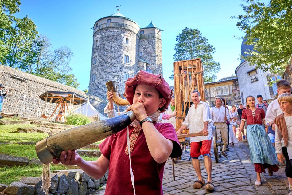 Am Wochenende findet das historische Burgfest auf der Burg Stolpen statt.