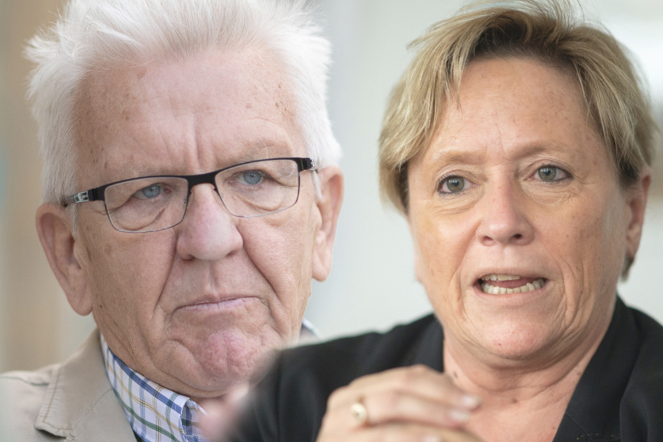Ministerpräsident Winfried Kretschmann (72, Grüne) und Spitzenkandidatin der CDU Susanne Eisenmann (56).