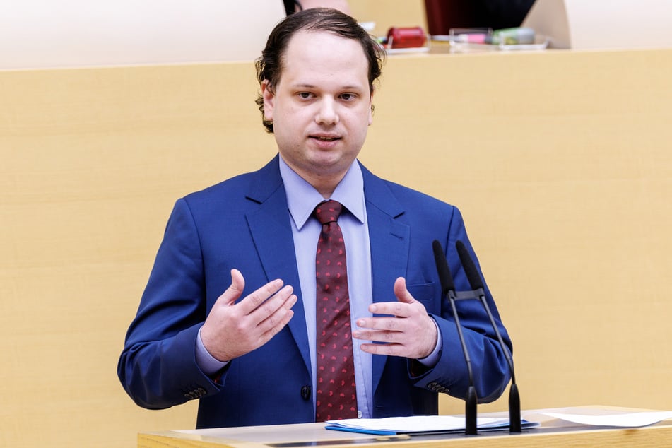 Rene Dierkes (33) sitzt seit Oktober 2023 für die AfD im Landtag.