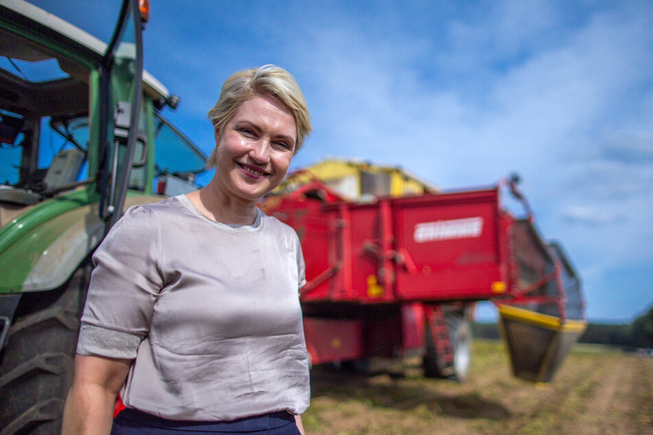 Manuela Schwesig (49, SPD) unterstützt die Landwirte in Mecklenburg-Vorpommern. (Archivbild)