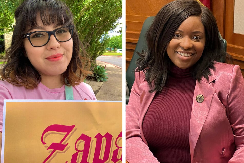 Congressional candidates Claudia Zapata (l.) and Jasmine Crockett won their Democratic primary runoffs of Tuesday.