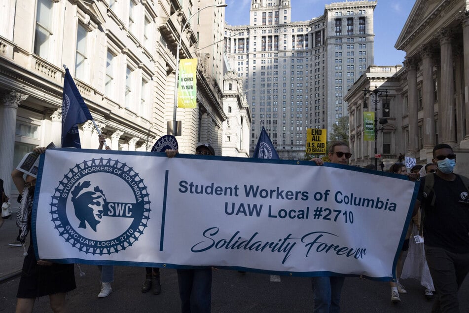 Columbia University fired and expelled grant Miner, the president of the UAW Local 2710 union representing thousands of undergraduates and graduates.