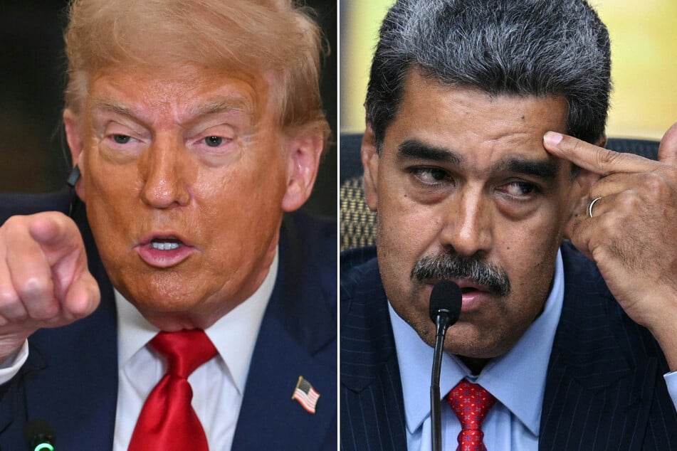 President Donald Trump (l.) claimed US forces had abducted his Venezuelan counterpart, Nicolas Maduro, during an attack on Caracas Saturday.