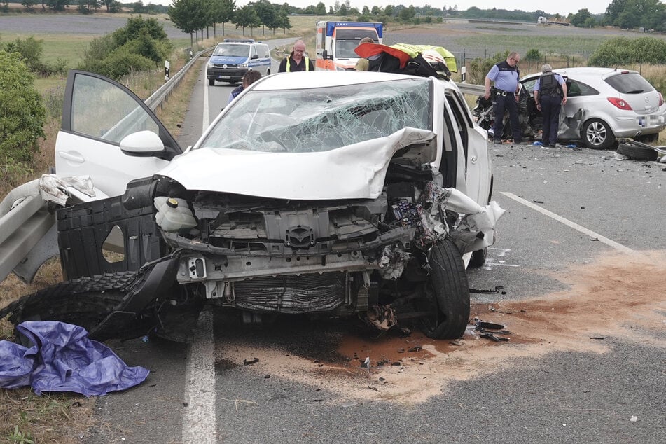 Die S81 zwischen Reichenberg und Friedewald wurde nach dem Unfall gesperrt.