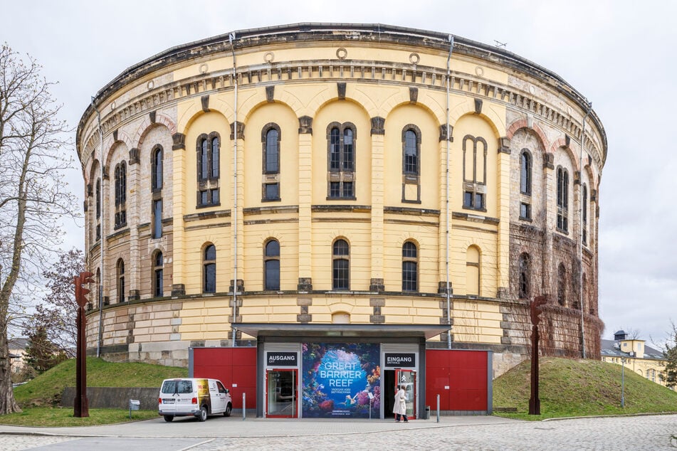Etwa zwei Jahre wird das "Great Barrier Reef" im Dresdner Panometer auf der Gasanstaltstraße zu sehen sein.