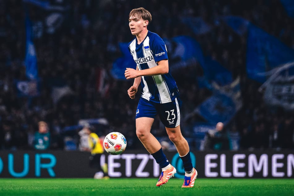 Kennet Eichhorn (16) ist bei Hertha BSC zum jüngsten Torschützen der 2. Bundesliga und im DFB-Pokal avanciert.