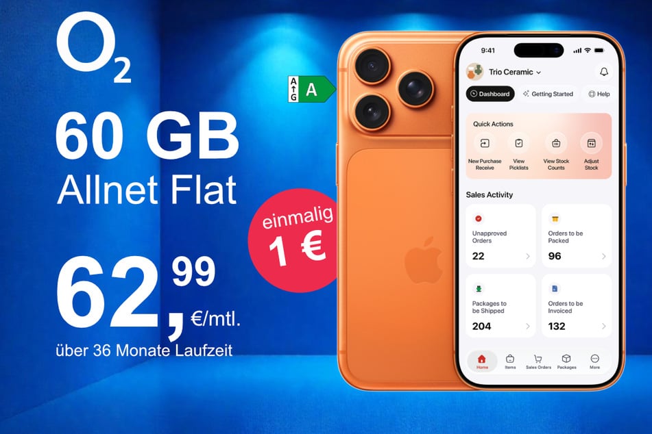 Das neue iPhone 17 Pro Max inkl. 30 GB Datenvolumen für nur 1 Euro exklusiv bei o2.