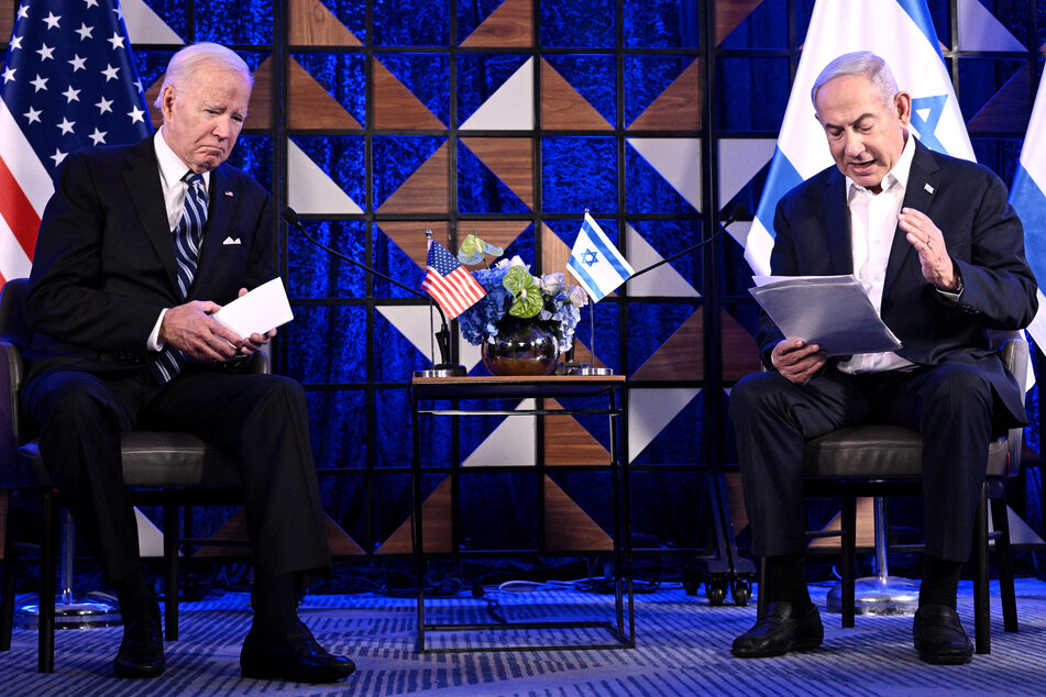 US-Präsident Joe Biden (81, l.) und Israels Premierminister Benjamin Netanjahu (74).