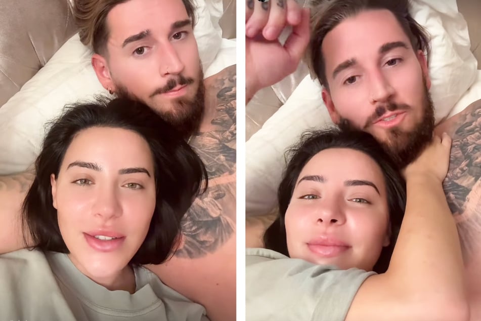 "Eigentlich küsst Du ja jetzt, als würdest Du eine andere Frau küssen", gab die 29-Jährige zu bedenken und verlangte ein Statement hierzu von ihrem Partner.
