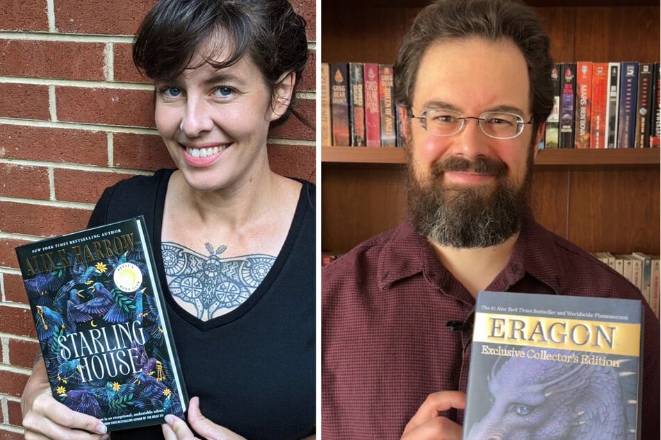Alix E. Harrow (l.) and Christopher Paolini will both discuss their recent projects at New York Comic Con 2023.