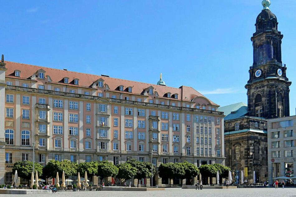 Der Altmarkt in Dresden wurde Schauplatz eines Erpressungsversuches.