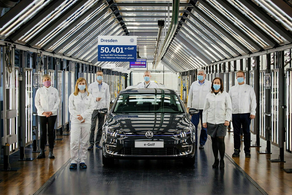 Mittwoch rollt der letzte e-Golf aus Dresden vom Band.