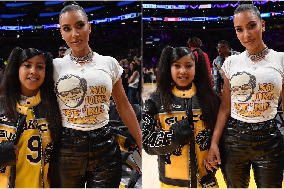 Kim Kardashian's daughter North proves she's all grown up as she compares heights with mom