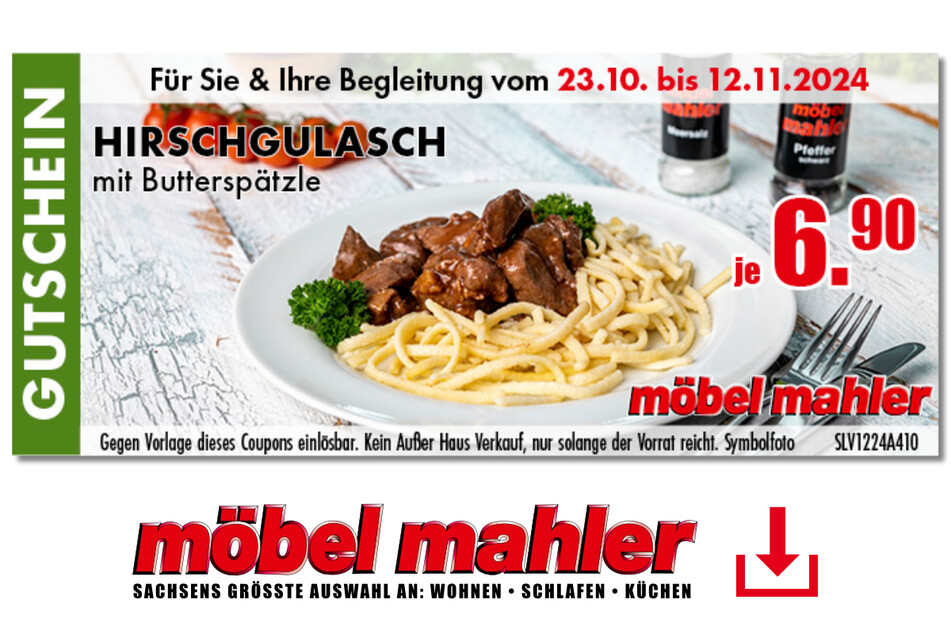 Hier klicken und Restaurant-Coupon sichern.