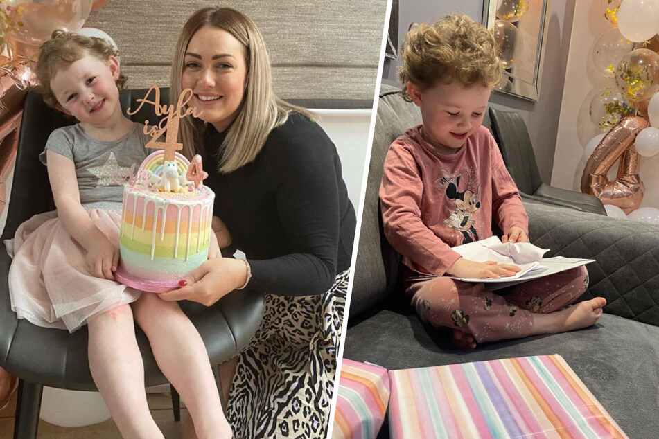 Ayla strahlt zu ihrem vierten Geburtstag über beide Ohren – vor allem, als sie eine ganz besondere Karte von ihrem Vater bekommt.