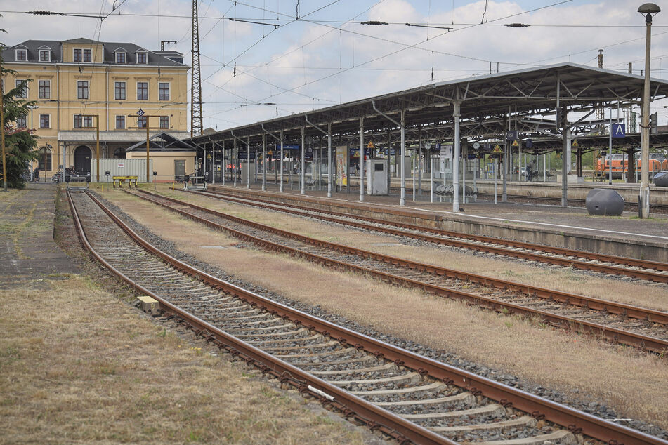 Der Bahnhof Riesa - in dessen Einfahrt wäre es am Mittwoch fast zur Katastrophe gekommen.