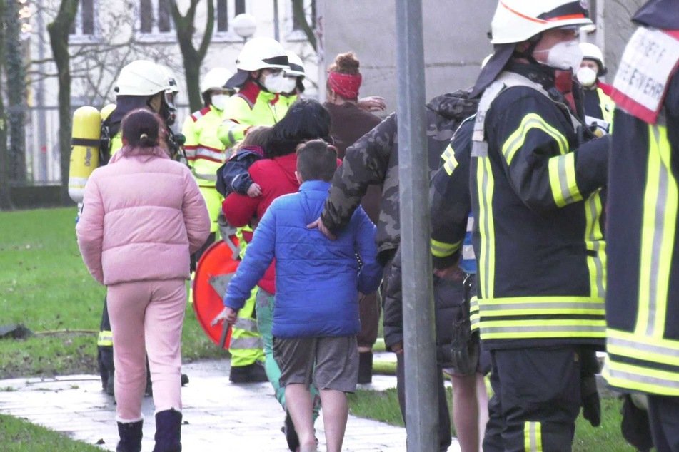 Unter den 24 evakuierten Personen befanden sich auch elf Kinder.
