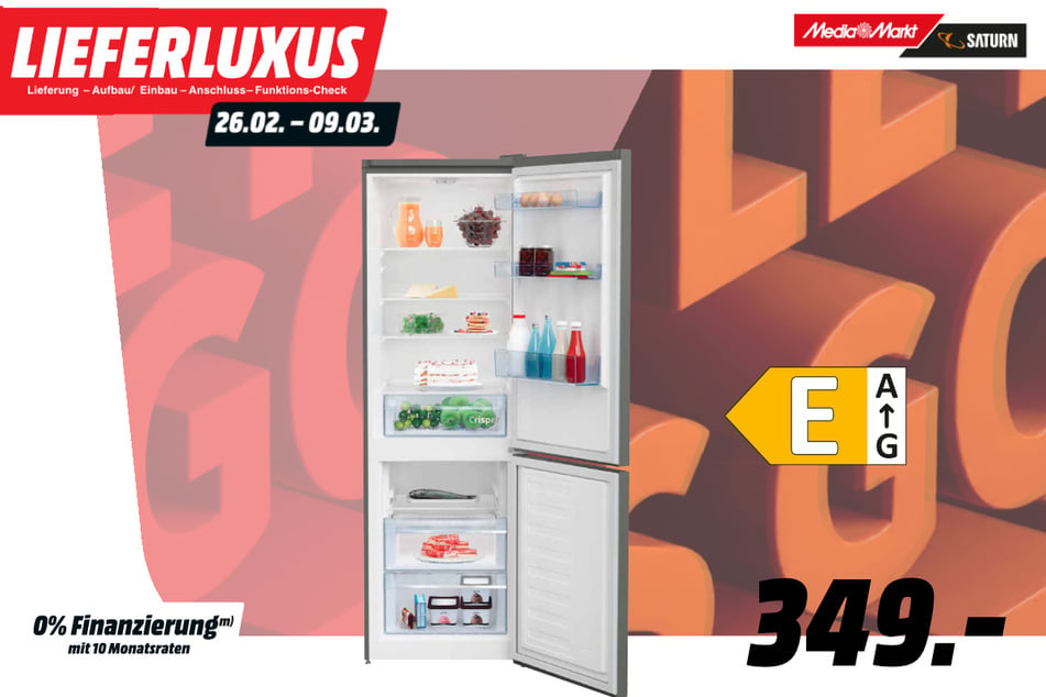 Beko-Kühl-und-Gefrierkombi für 349 Euro.