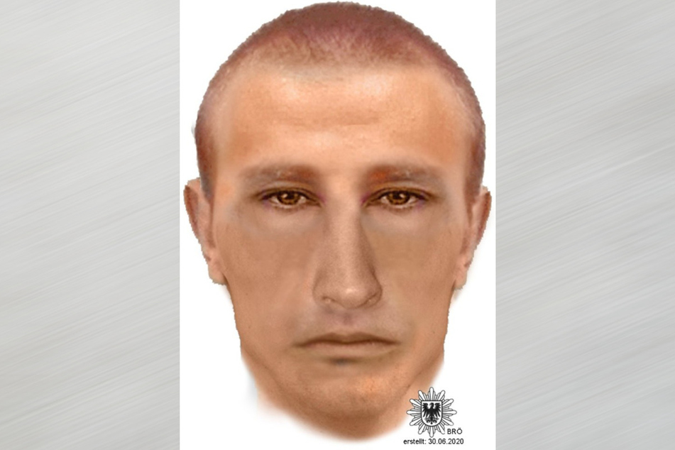 Die Polizei suchte zunächst mit diesem Phantombild nach dem mutmaßlichen Sextäter.