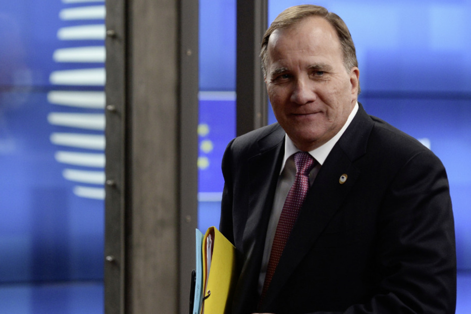 Regierungschef Stefan Löfven (63).