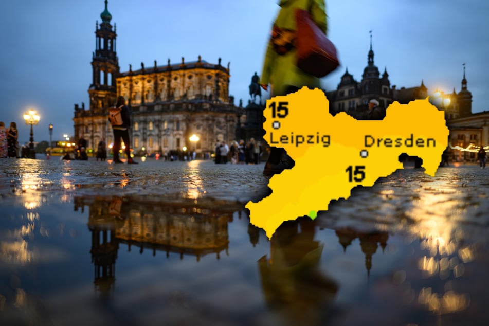 Bisher zeigt sich der Oktober in Sachsen eher grau - so soll es überwiegend auch am Wochenende bleiben.