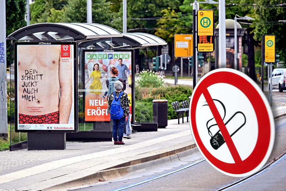 Rauchverbot an Haltestellen? Das planen Sachsens Großstädte