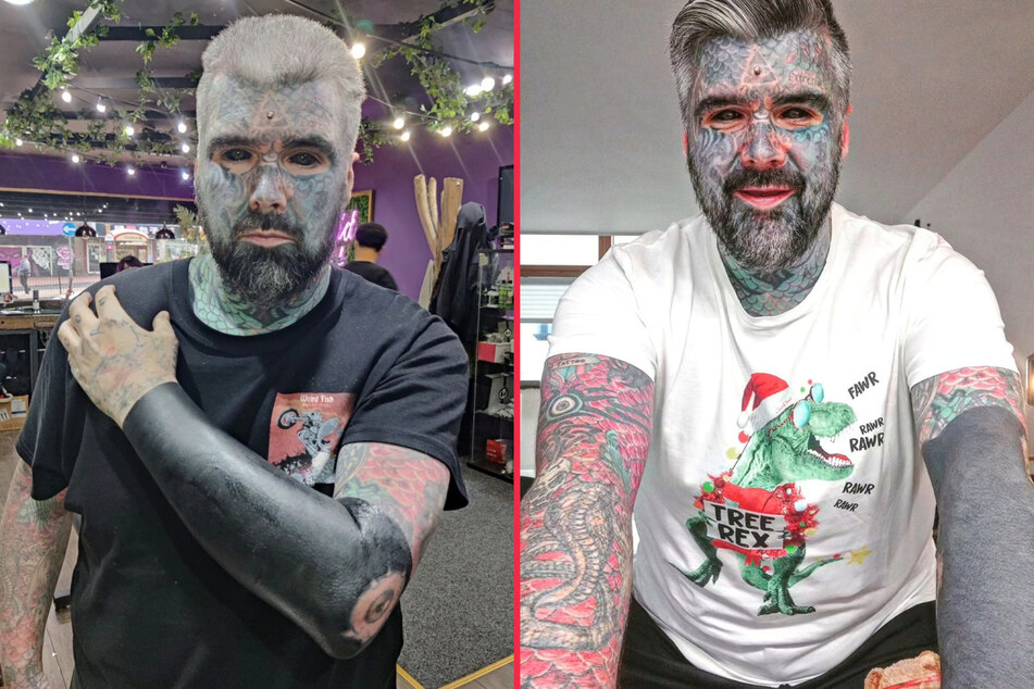 Most tattooed man in UK takes body modification to next level with amputation wish