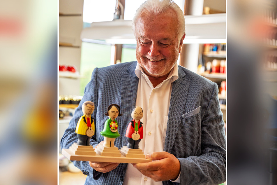 In der Seiffener Werkstatt hat FDP-Politiker Wolfgang Kubicki (70) bereits einen Blick auf seine Ampel-Kollegen werfen dürfen.