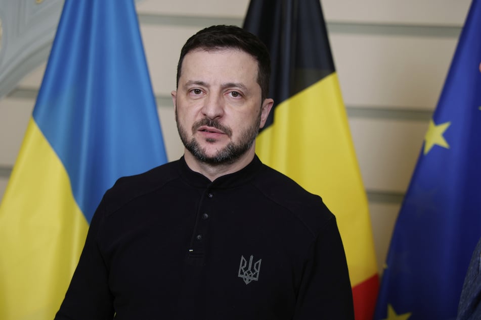 Der ukrainische Präsident Wolodymyr Selenskyj (47).