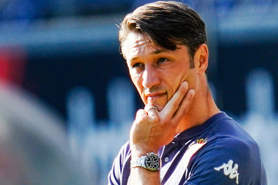 Monacos Coach Niko Kovac (49) erlebte die Qualitäten von Terem Moffi (21) hautnah mit: Der Lorient-Stürmer schoss in zwei Partien drei Treffer gegen die AS.