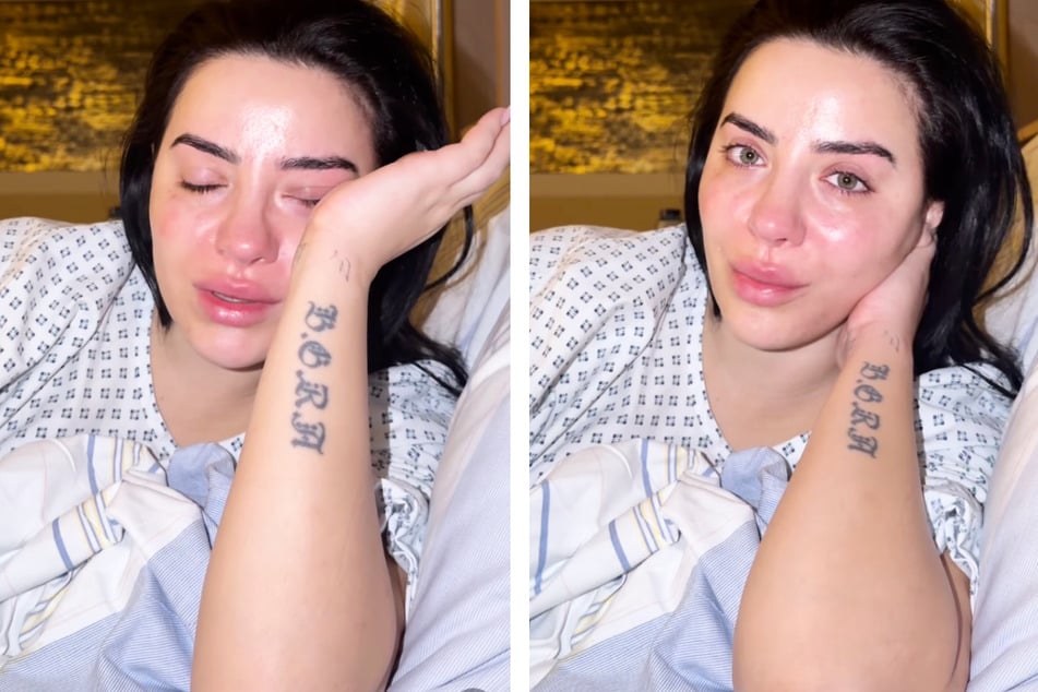 Sie bekomme aktuell immer wieder "Klatschen im Leben", klagt Leyla Heiter (29, früher Leyla Lahouar) unter Tränen in einem Instagram-Reel.